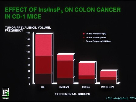 Tumor parameters in an experimental IP6 and inositol study.